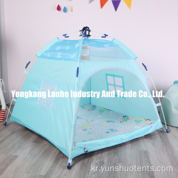 실내 장난감 컬러 매칭 텐트 자동 접이식 텐트